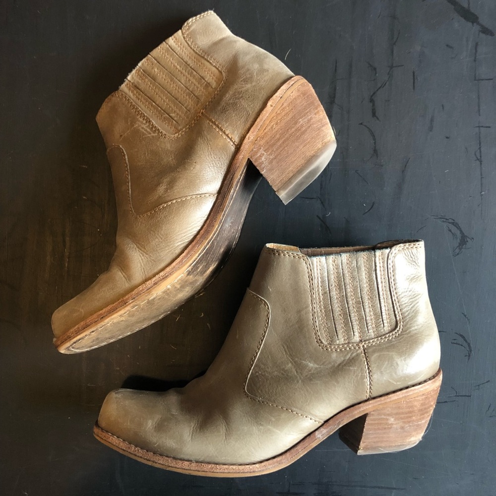 Latigo Panama leather booties from Anthropology